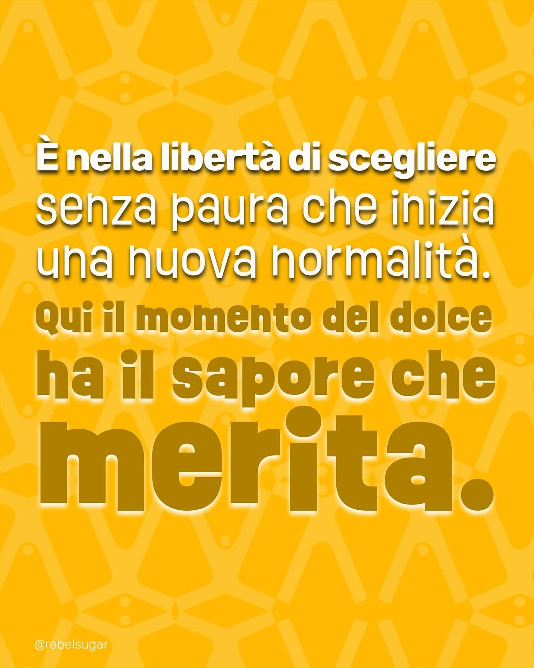 È nella libertà di scegliere senza paura che inizia una nuova normalità.